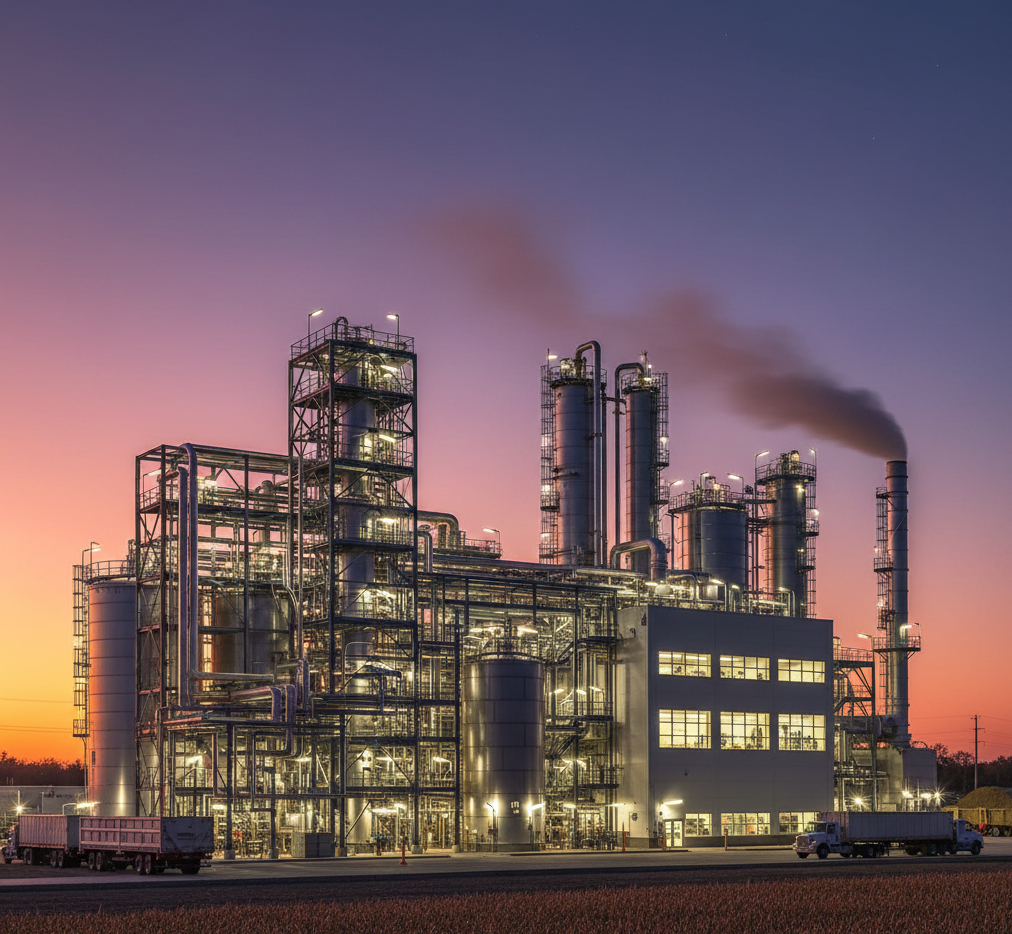 Grain Silo & Handling Equipment bio fuel plant